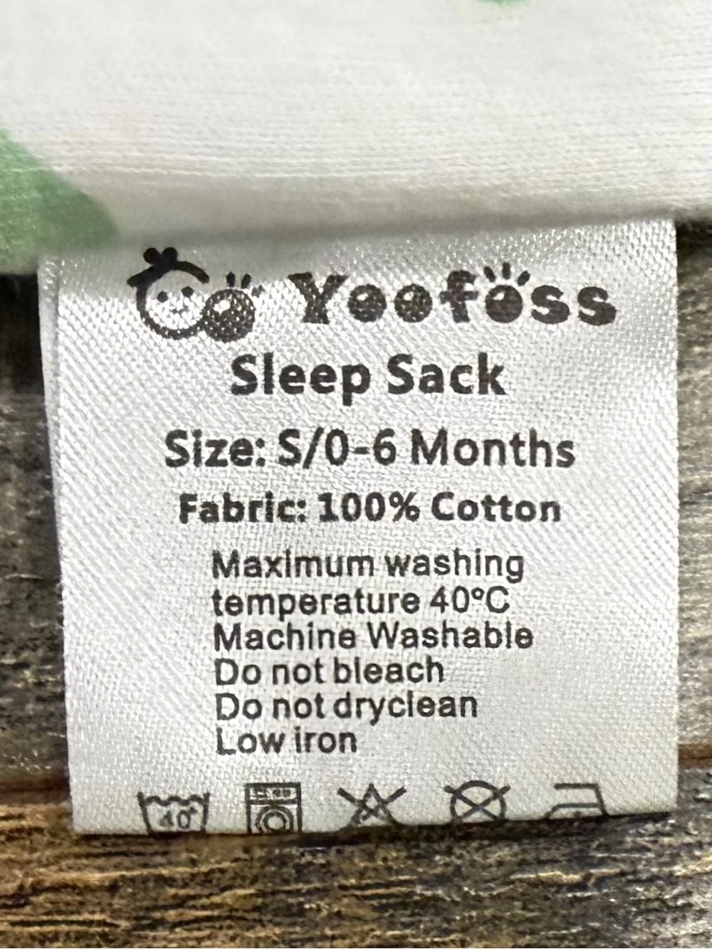 Yoofoss Baby Sleep Sack 0-6 Months Baby Wearable Blanket Green Printed